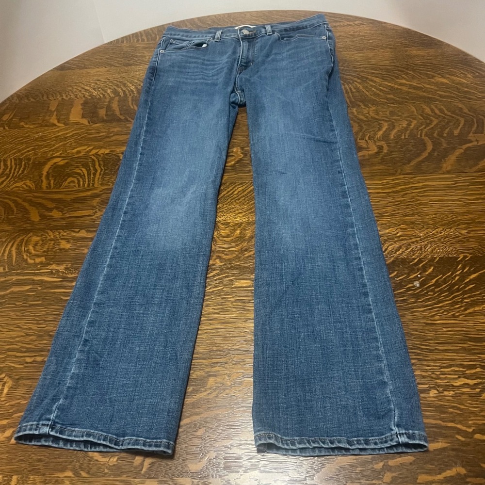 Levi's Classic Bootcut Jeans Women 8S Blue W29 L30 Stretch Denim